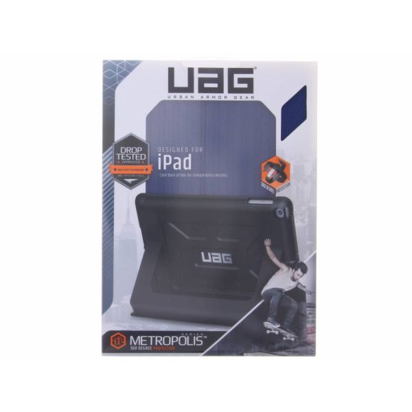 UAG Coque tablette Metropolis iPad 6 (2018) 9.7 pouces / iPad 5 (2017) 9.7 pouces - Bleu