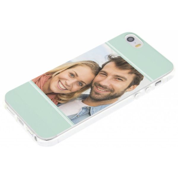 Concevez votre propre coque en gel iPhone 5 / 5s / SE - Transparent