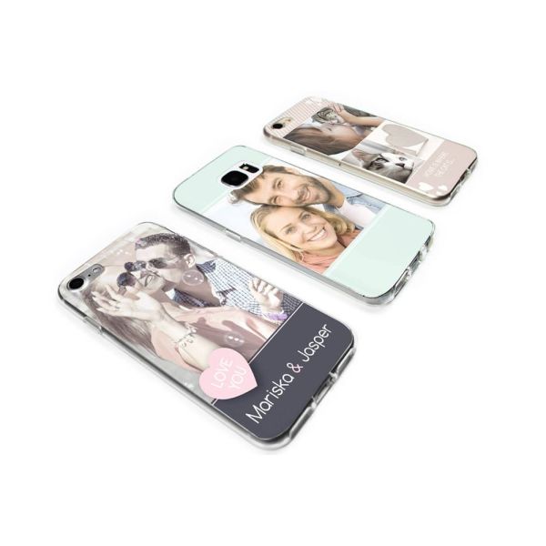 Concevez votre propre coque en gel iPhone 6 / 6s - Transparent