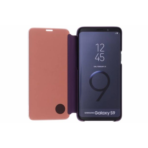 Samsung Original étui de téléphone portefeuille Clear View Galaxy S9