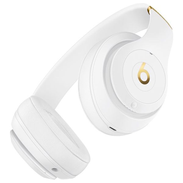 Beats Casque sans fil Studio3 - Casque circum-auriculaire sans fil - Avec réduction active du bruit - White Core