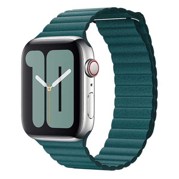 Apple ﻿Leather Loop M Apple Watch Series 1-9 / SE / Ultra (2) - 42/44/45/49 mm - Vert