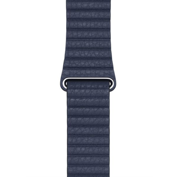 Apple ﻿Leather Loop Apple Watch Series 1-9 / SE / Ultra (2) - 42/44/45/49 mm - Taille L - Diver Blue