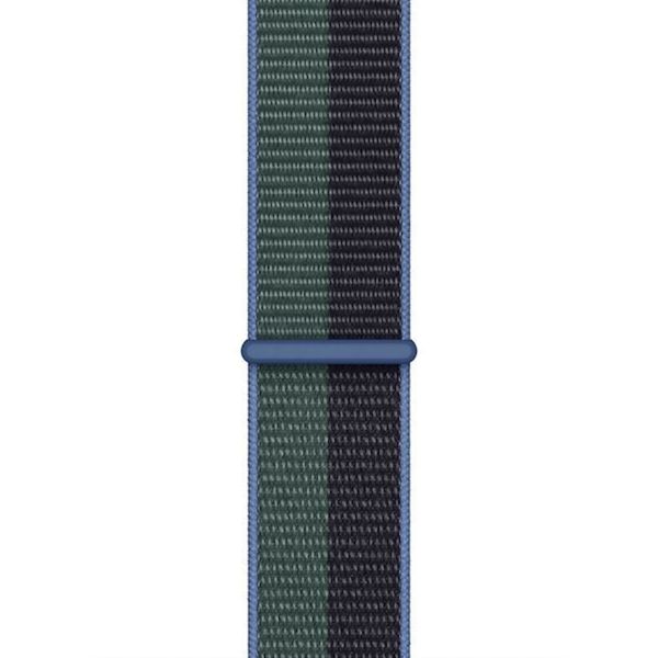 Apple Sport Loop bracelet Apple Watch Series 1-10 / SE / Ultra (2) - 42/44/45/46/49 mm - Midnight/Eucalyptus