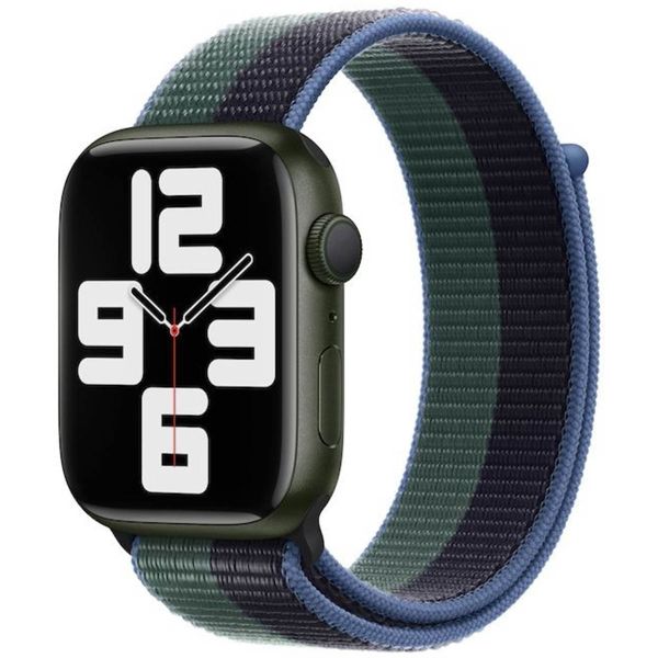 Apple Sport Loop bracelet Apple Watch Series 1-10 / SE / Ultra (2) - 42/44/45/46/49 mm - Midnight/Eucalyptus