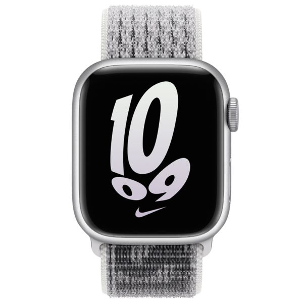 Apple Nike Sport Loop bracelet Apple Watch Series 1-9 / SE - 38/40/41 mm / Series 10 - 42 mm - Summit White / Black