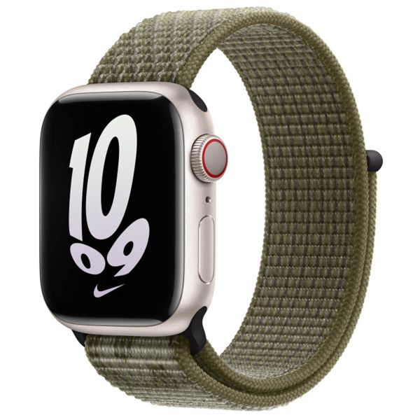 Apple Sport Loop bracelet Apple Watch Series 1-9 / SE - 38/40/41 mm - Sequoia / Pure Platinum