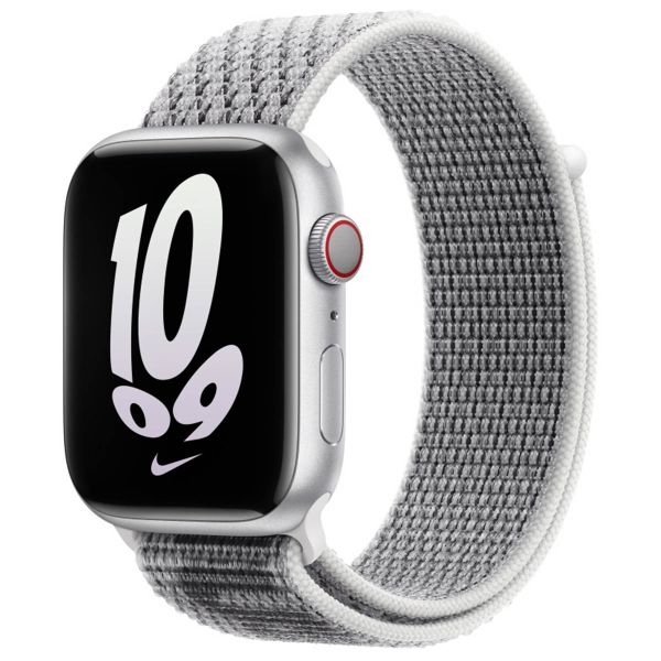 Apple Nike Sport Loop bracelet Apple Watch Series 1-10 / SE / Ultra (2) - 42/44/45/46/49 mm - Summit White / Black