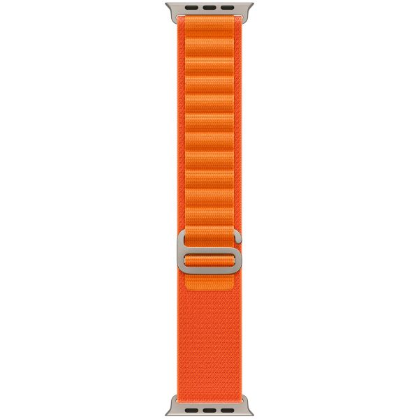 Apple Alpine Loop Band Apple Watch Series 1-10 / SE / Ultra (2) - 42/44/45/46/49 mm - Taille M - Orange