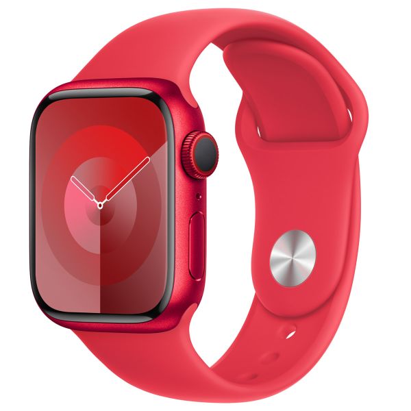 Apple Sport Band Apple Watch Series 1-9 / SE - 38/40/41 mm / Series 10 - 42 mm - Taille S/M - Red