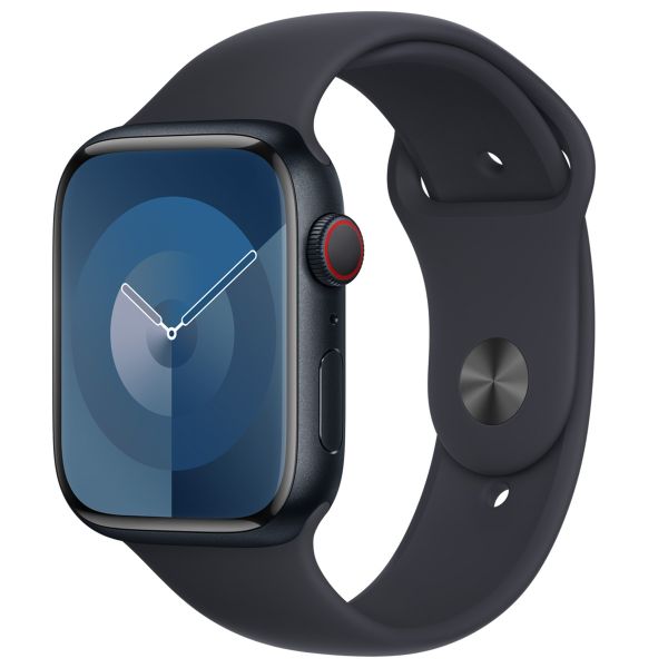 Apple Sport Band Apple Watch Series 1-10 / SE / Ultra (2) - 42/44/45/46/49 mm - Taille M/L - Midnight