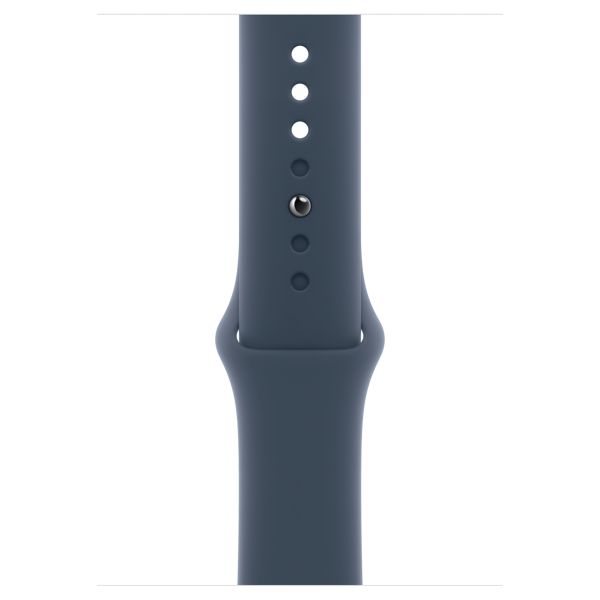 Apple Sport Band Apple Watch Series 1-10 / SE / Ultra (2) - 42/44/45/46/49 mm - Taille S/M - Storm Blue