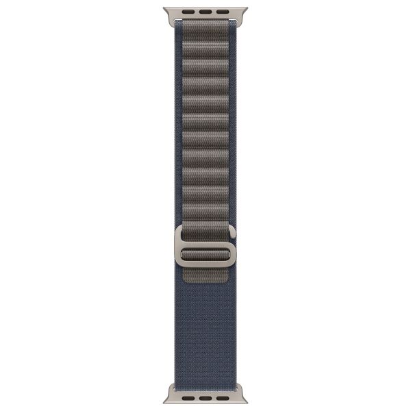 Apple Alpine Loop Band Apple Watch Series 1-10 / SE / Ultra (2) - 42/44/45/46/49 mm - Taille L - Bleu