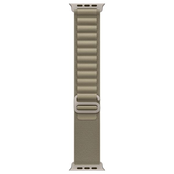 Apple Alpine Loop Band Apple Watch Series 1-9 / SE / Ultra (2) - 42/44/45/49 mm - Taille L - Olive