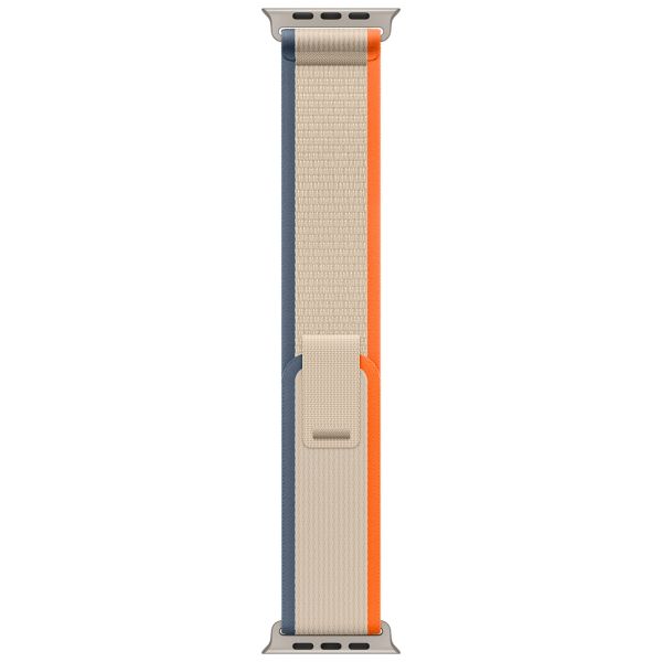 Apple Bracelet Trail Loop Apple Watch Series 1-9 / SE / Ultra (2) - 42/44/45/49 mm - Taille S/M - Orange / Beige