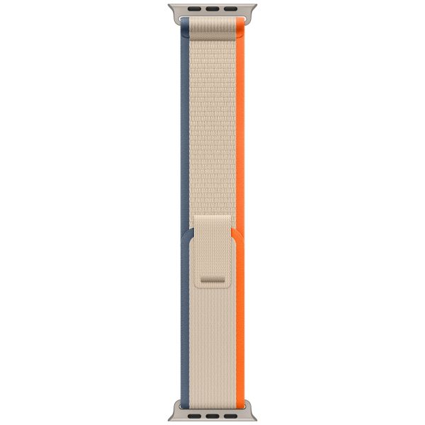 Apple Bracelet Trail Loop Apple Watch Series 1-9 / SE / Ultra (2) - 42/44/45/49 mm - Taille M/L - Orange / Beige