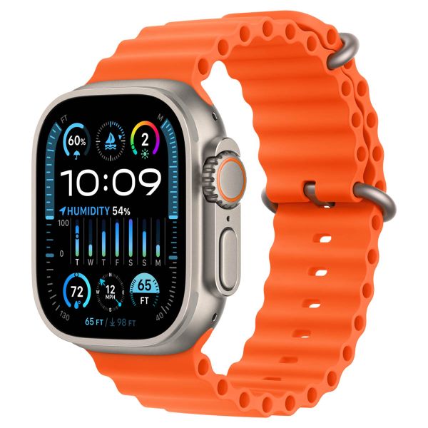 Apple Bracelet Ocean Apple Watch Series 1-9 / SE / Ultra (2) - 42/44/45/49 mm - Orange