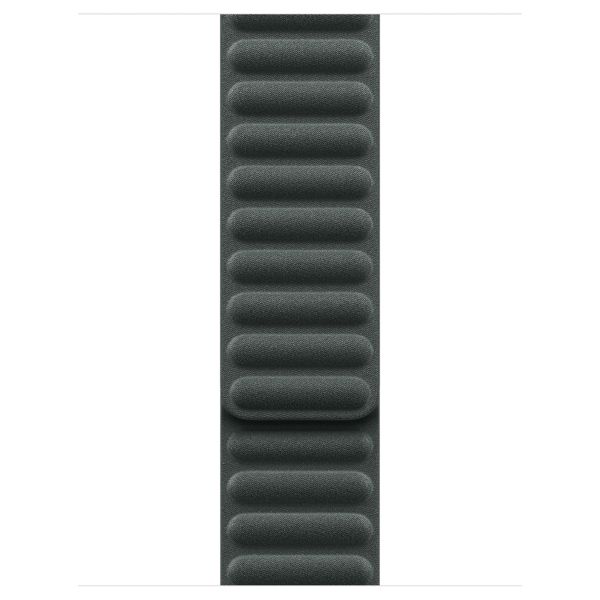 Apple Bracelet à maillons magnétique FineWoven Apple Watch Series 1-9 / SE - 38/40/41 mm / Series 10 - 42 mm - Taille S/M - Evergreen