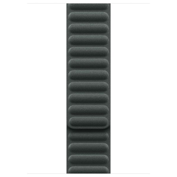 Apple Bracelet à maillons magnétique FineWoven Apple Watch Series 1-9 / SE / Ultra (2) - 42/44/45/49 mm - Taille M/L - Evergreen