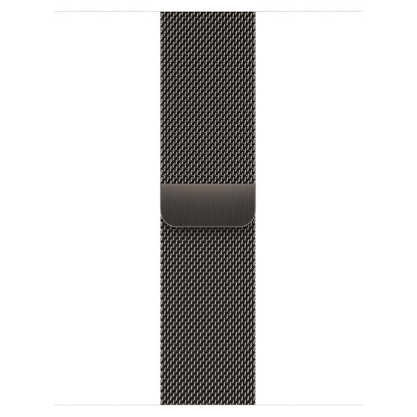 Apple Bracelet à boucle Milanais Apple Watch Series 1-9 / SE - 38/40/41 mm / Series 10 - 42 mm - Graphite