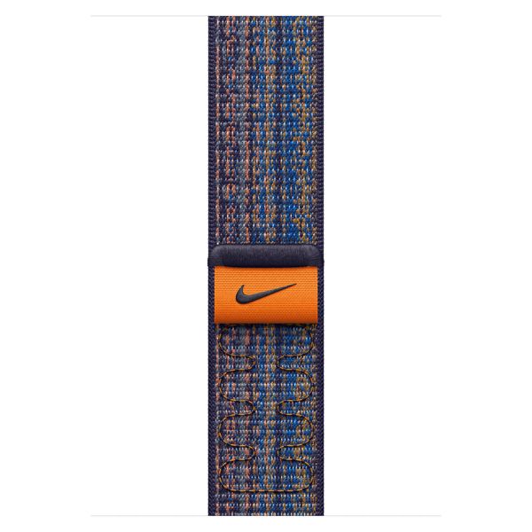 Apple Nike Sport Loop bracelet Apple Watch Series 1-9 / SE / Ultra (2) - 42/44/45/49 mm - Game Royal/Orange