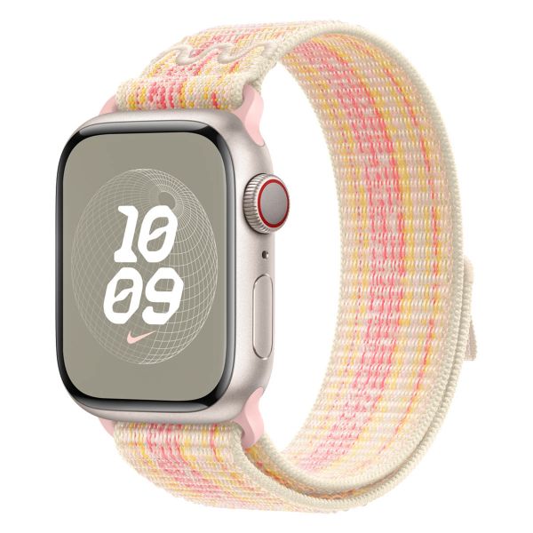 Apple Nike Sport Loop bracelet Apple Watch Series 1-9 / SE - 38/40/41 mm / Series 10 - 42 mm - Starlight/Pink