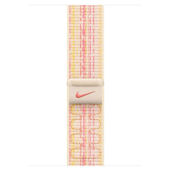 Apple Nike Sport Loop bracelet Apple Watch Series 1-9 / SE / Ultra (2) - 42/44/45/49 mm - Starlight/Pink