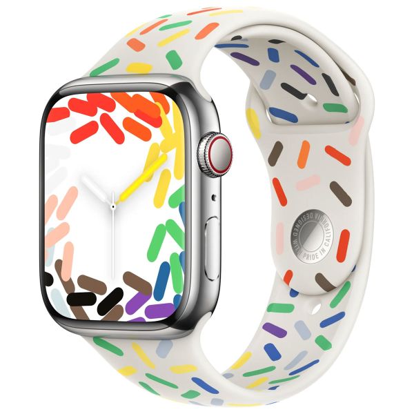 Apple Sport Band Apple Watch Series 1-10 / SE / Ultra (2) - 42/44/45/46/49 mm - Taille S/M - Pride Edition