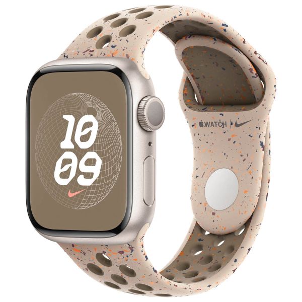 Apple Nike Sport Band Apple Watch Series 1-9 / SE - 38/40/41 mm - Taille S/M - Desert Stone