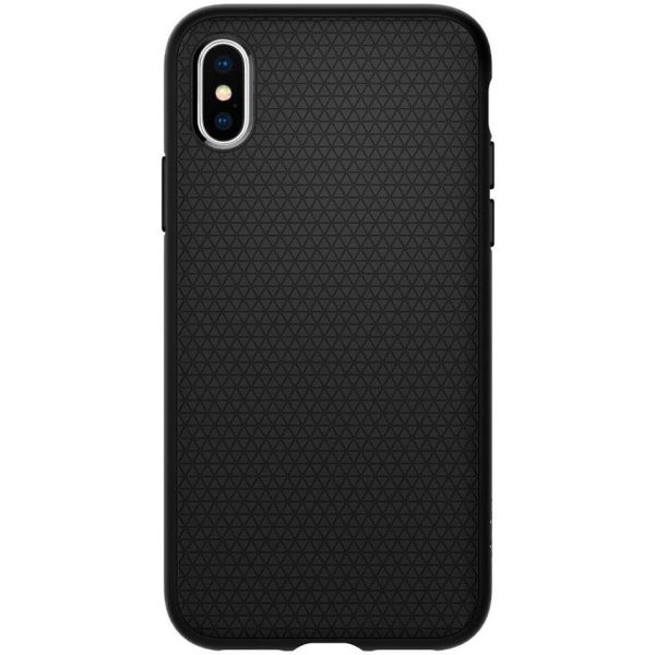 Spigen Coque Liquid Air iPhone Xs / X - Noir