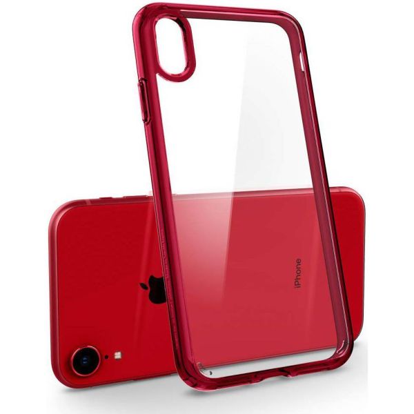 Spigen Coque Ultra Hybrid iPhone Xr - Rouge