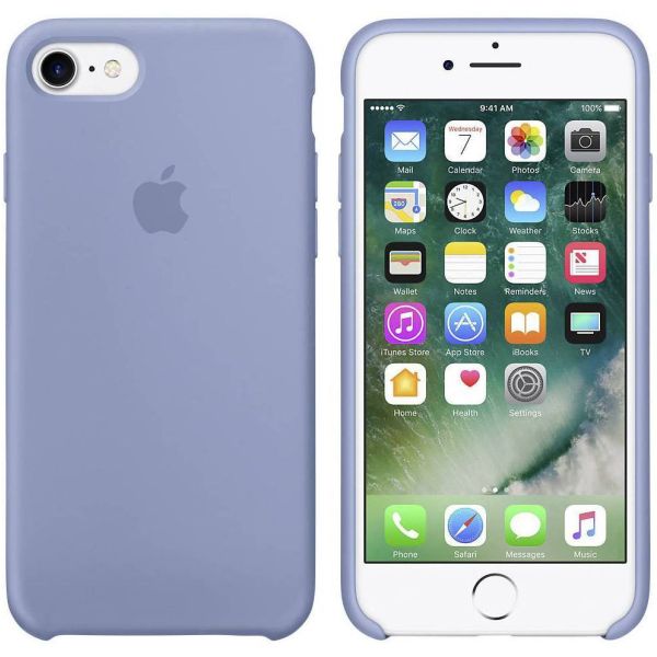 Apple Coque en silicone iPhone SE (2022 / 2020) / 8 / 7 - Azure