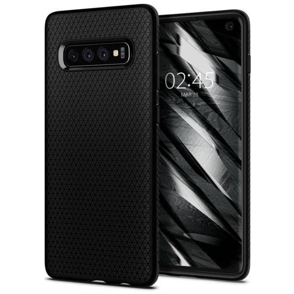 Spigen Coque Liquid Air Samsung Galaxy S10 - Noir