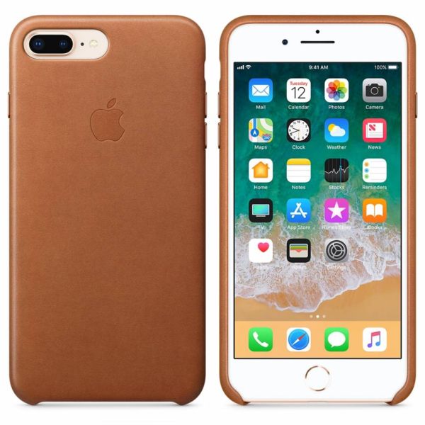 Apple Coque Leather iPhone 8 Plus / 7 Plus