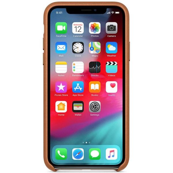 Apple Coque Leather iPhone Xs