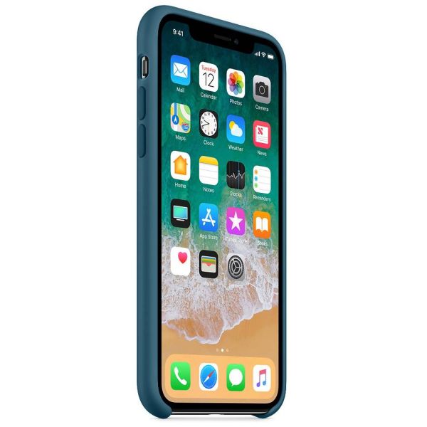 Apple Coque en silicone iPhone X - Cosmos Blue