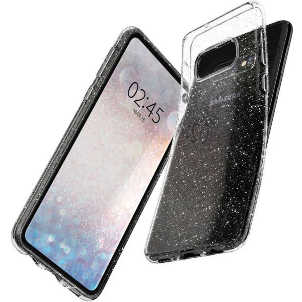 Spigen Coque Liquid Crystal Samsung Galaxy S10e - Argent