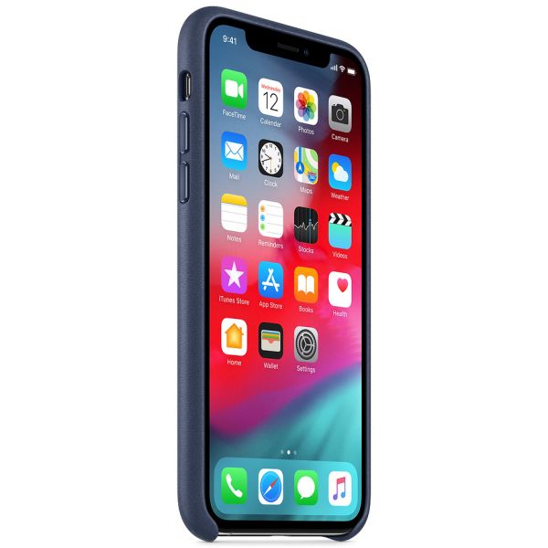 Apple Coque Leather iPhone Xs