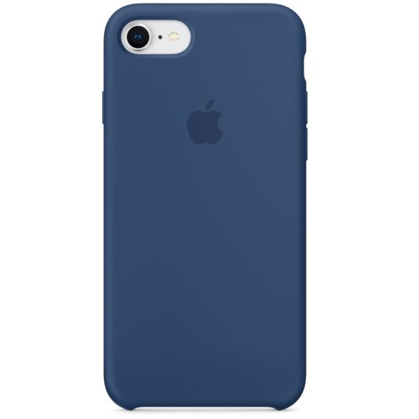 Apple Coque en silicone iPhone SE (2022 / 2020) / 8 / 7 - Blue Cobalt