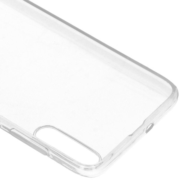 Concevez votre propre coque en gel Samsung Galaxy A70 - Transparent