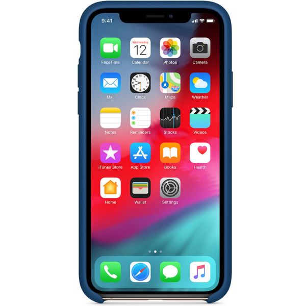 Apple Coque en silicone iPhone Xs / X - Blue Horizon