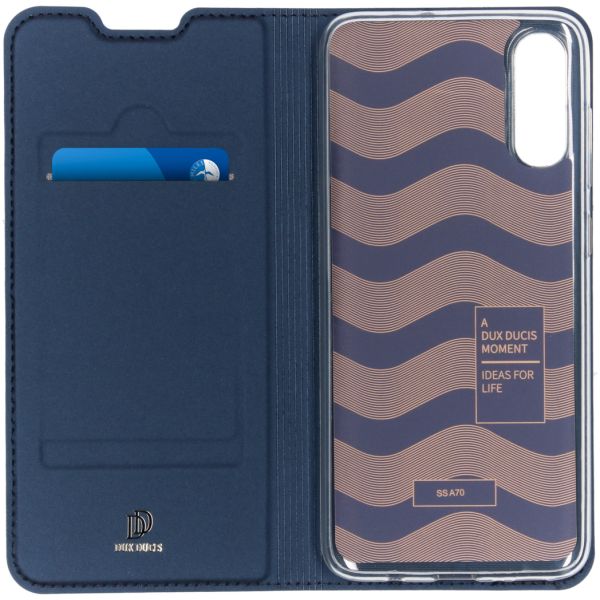 Dux Ducis Étui de téléphone Slim Samsung Galaxy A70 - Bleu foncé