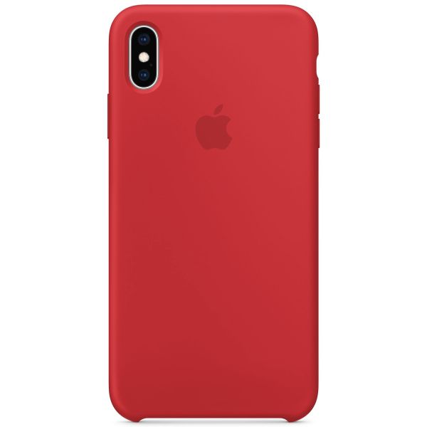 Apple Coque en silicone iPhone X - Rouge