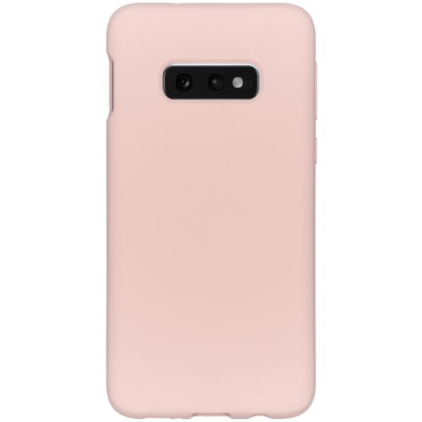 Accezz Coque Liquid Silicone Samsung Galaxy S10e - Rose