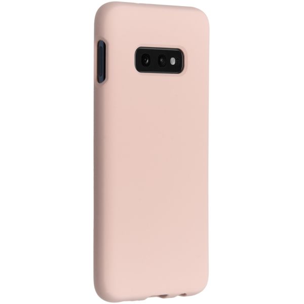 Accezz Coque Liquid Silicone Samsung Galaxy S10e - Rose