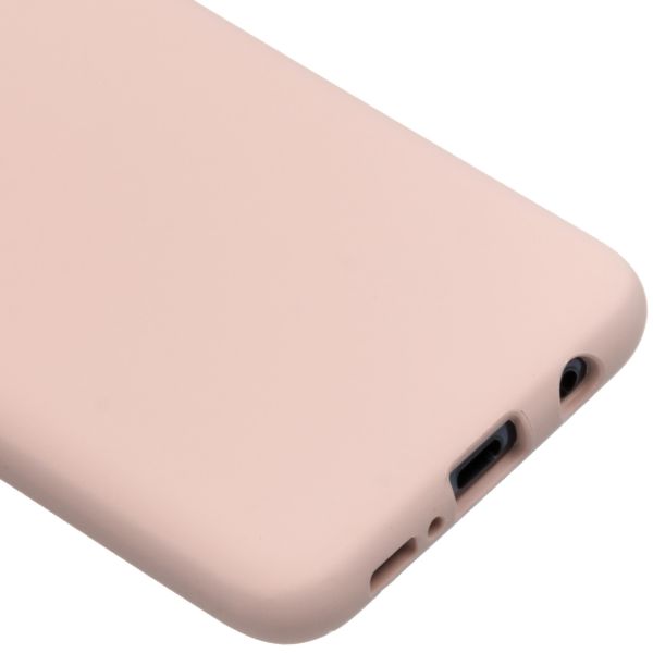 Accezz Coque Liquid Silicone Samsung Galaxy S10e - Rose