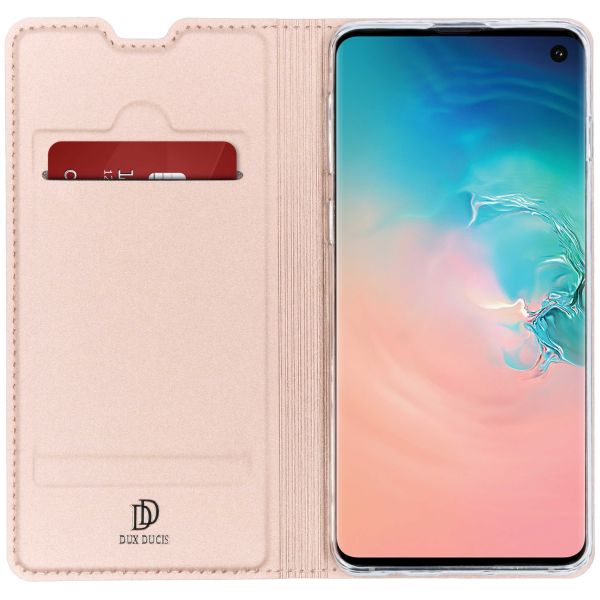 Dux Ducis Étui de téléphone Slim Samsung Galaxy S10 - Rose Champagne