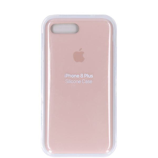 Apple Coque en silicone iPhone 8 Plus / 7 Plus - Pink Sand