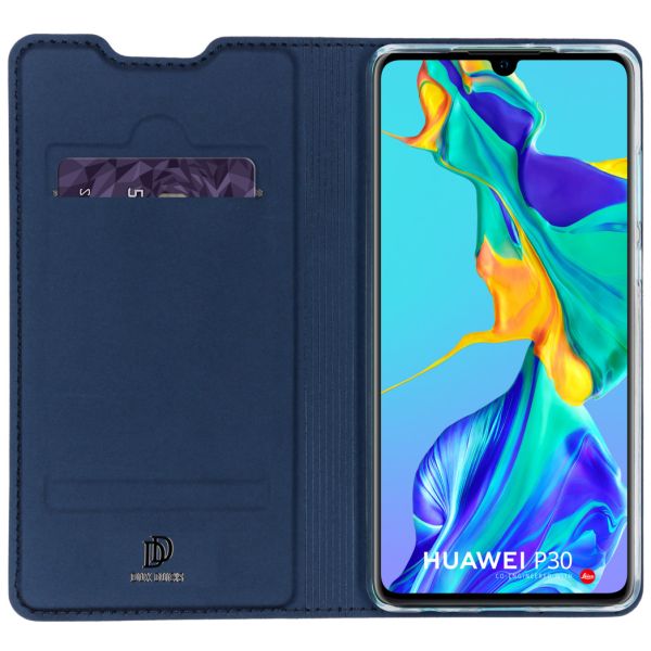 Dux Ducis Étui de téléphone Slim Huawei P30 - Bleu