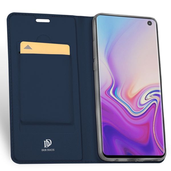 Dux Ducis Étui de téléphone Slim Samsung Galaxy S10e - Bleu foncé